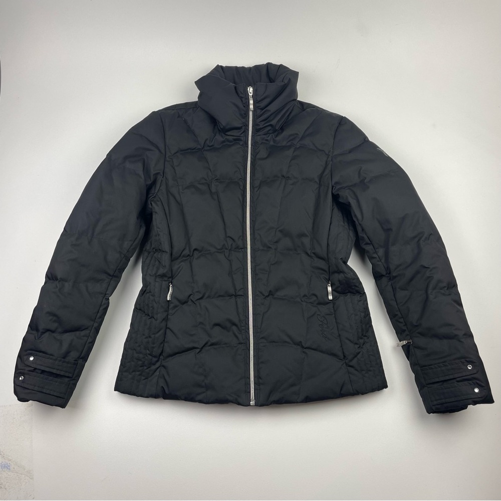 Fera Women's Hooded Black Ski Down Jacket Black in size 6